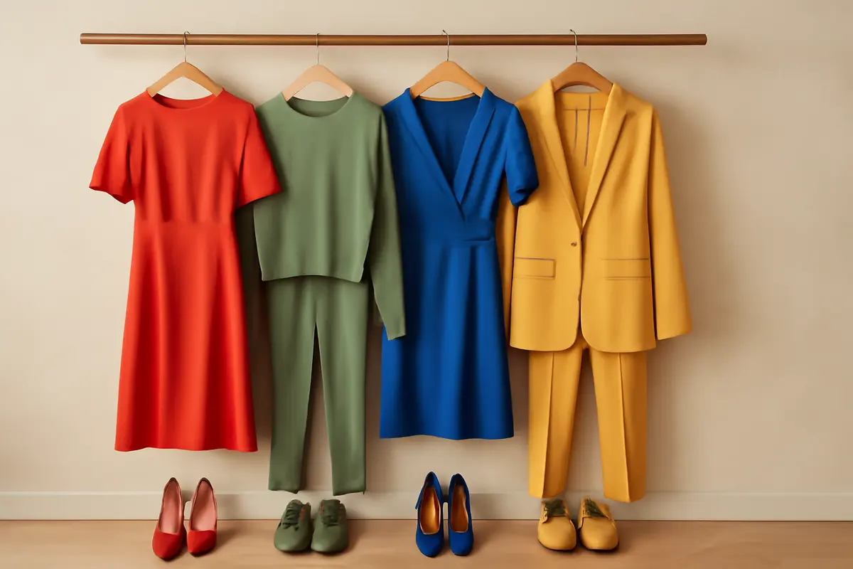 Abbinamenti di colori moda scarpe e vestiti: la guida per outfit impeccabili ogni giorno