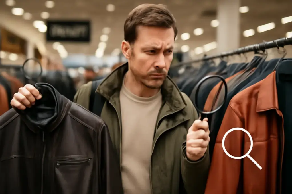 Pelle o materiali sintetici in outlet: come distinguere a colpo d’occhio senza farsi ingannare