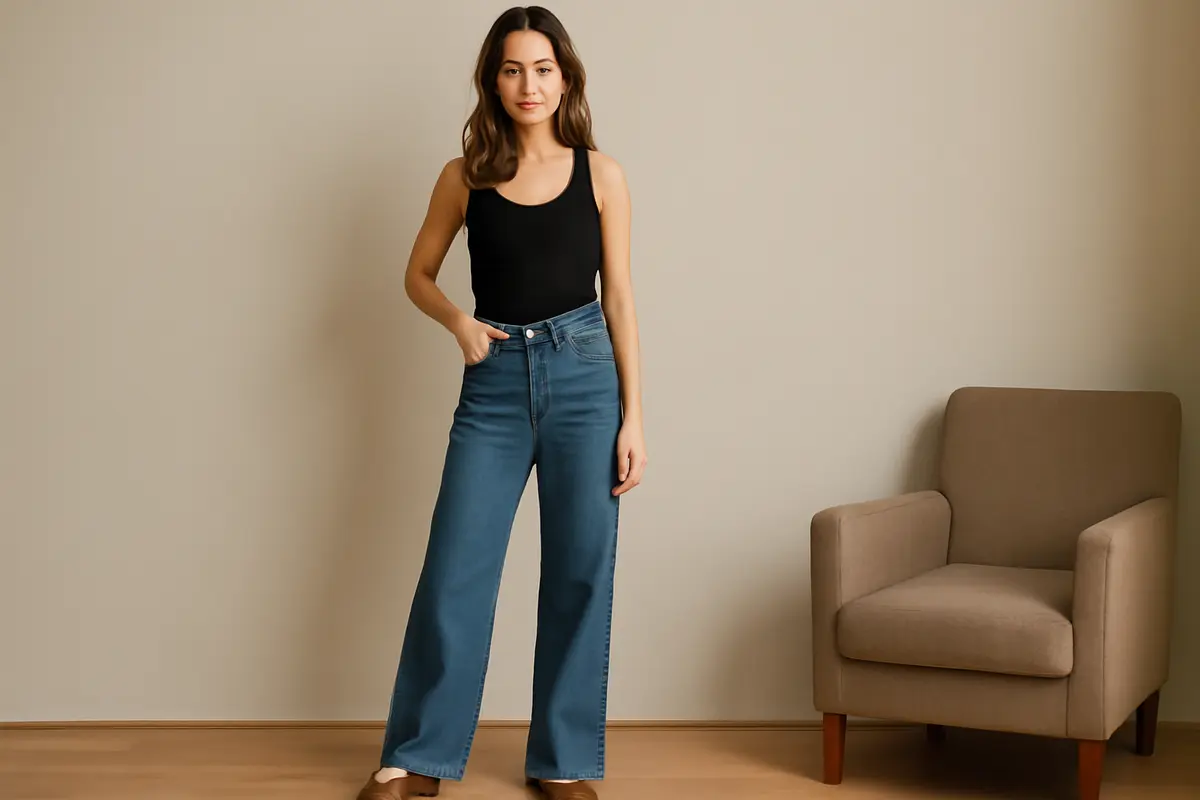 Jeans larghi donna: il segreto per scegliere il modello che slancia davvero la silhouette