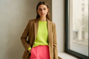 Come indossare i colori fluo senza strafare? Il piccolo trucco per look vivaci ma sofisticati