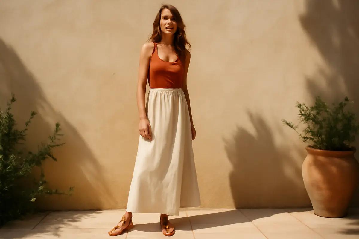 Moda sandali e gonne lunghe: perché funzionano insieme e i migliori abbinamenti per l’estate