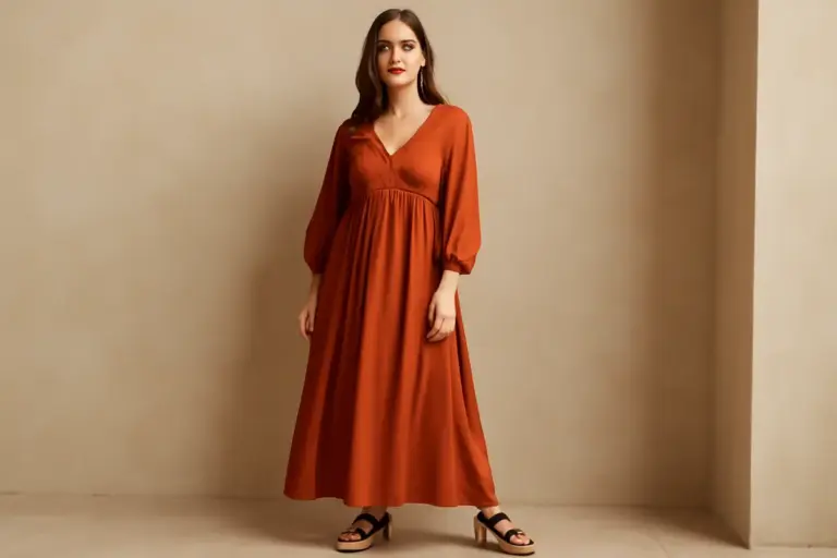 Come abbinare maxi-dress e sandali platform per un look elegante: il trucco che valorizza ogni fisico