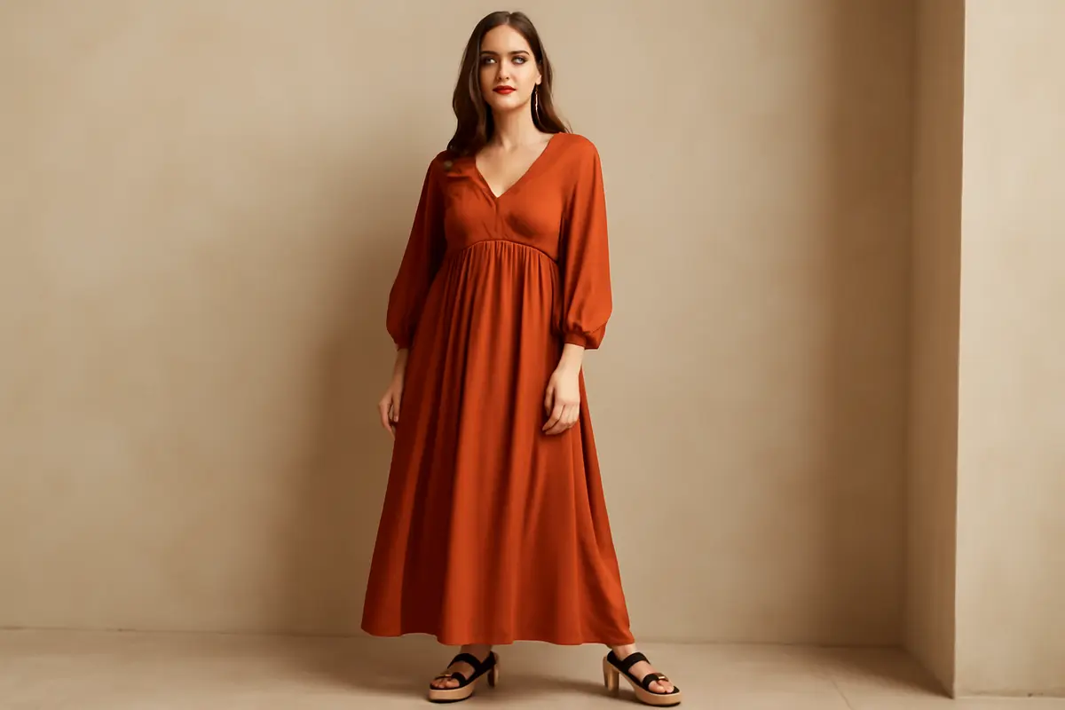 Come abbinare maxi-dress e sandali platform per un look elegante: il trucco che valorizza ogni fisico
