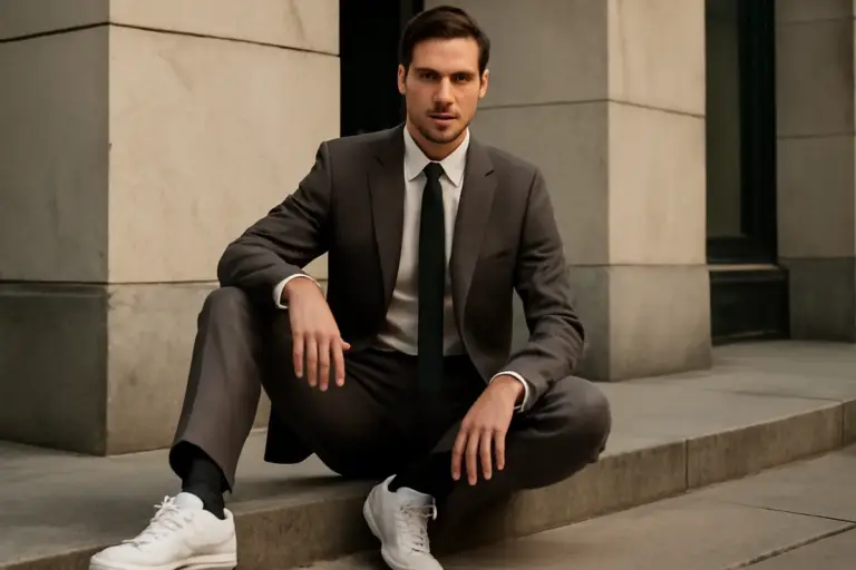 Sneakers con abiti eleganti, è possibile? Il segreto per un look moderno senza errori
